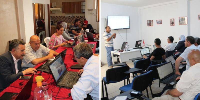 Training in satellite prospecting and the use of QGIS software.