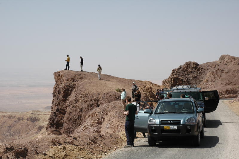 Along the Neolithic Heritage Trail, views down to the Wadi Araba. Image courtesy of Bill Finlayson