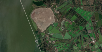 Figs 13(left) and 14 (right): Eastern Delta site in 1960s (Corona) and in 2014 (Google Earth)