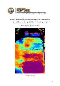 RSPsoc Archaeology SIG Newsletter 2016